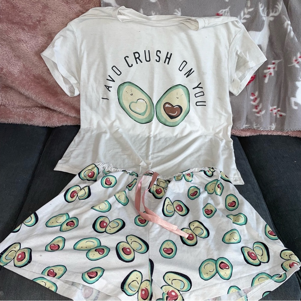 matching pajama pj set shirt and shorts